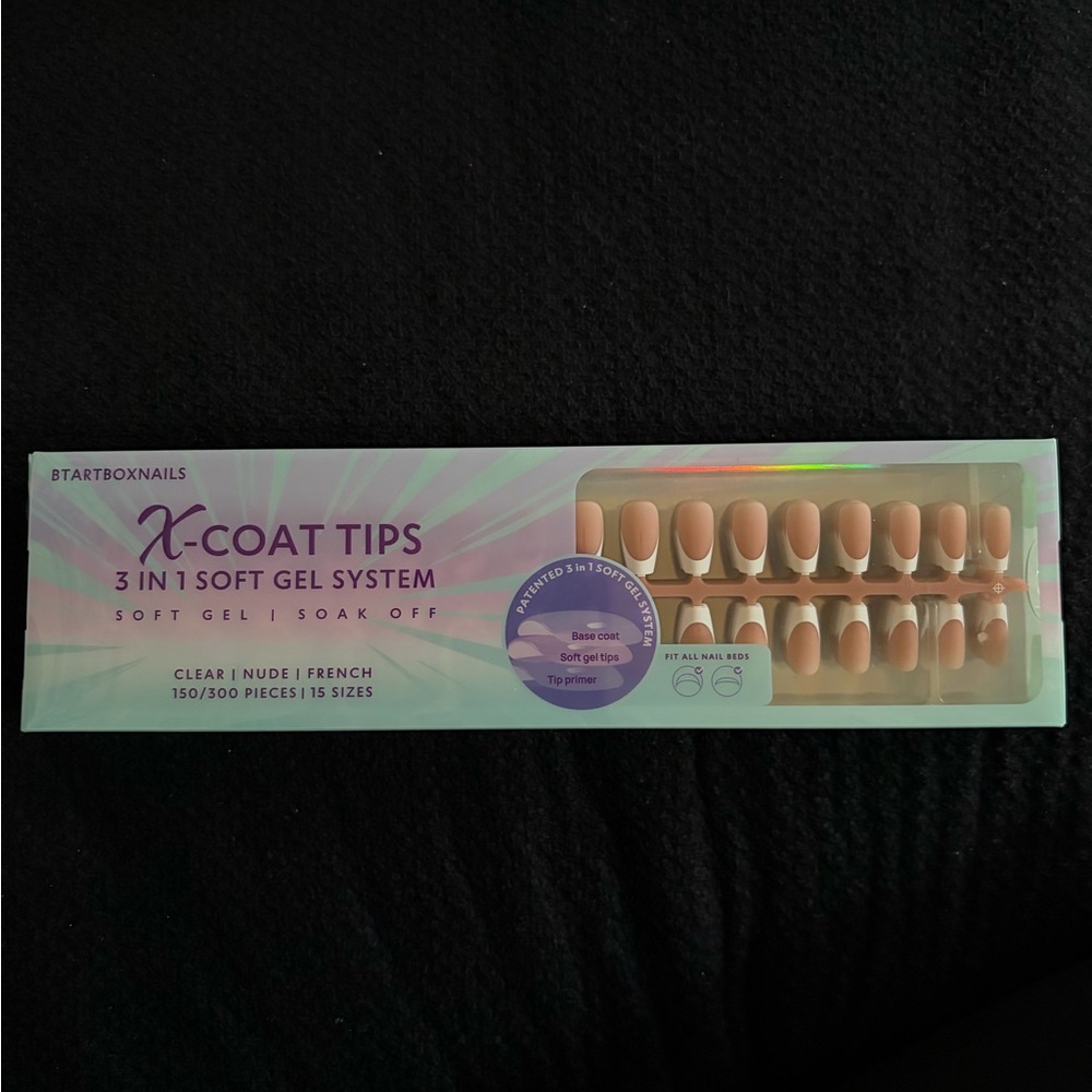 nails X-Coat Tips 3-in-1 Soft Gel System